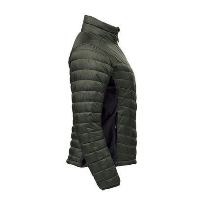 Spruce-Mallard Green - Side - Stormtech Womens-Ladies Montserrat Thermal Jacket