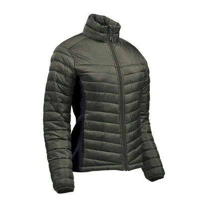Spruce-Mallard Green - Pack Shot - Stormtech Womens-Ladies Montserrat Thermal Jacket