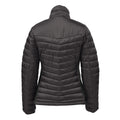 Black-Graphite - Back - Stormtech Womens-Ladies Montserrat Thermal Jacket