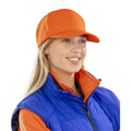 Orange - Side - Result Unisex Adult Core Recycled Baseball Cap