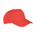 Red - Back - Result Unisex Adult Core Recycled Baseball Cap