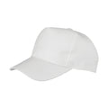 White - Front - Result Unisex Adult Core Recycled Baseball Cap