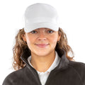 White - Side - Result Unisex Adult Core Recycled Baseball Cap