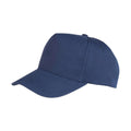 Navy - Front - Result Unisex Adult Core Recycled Baseball Cap