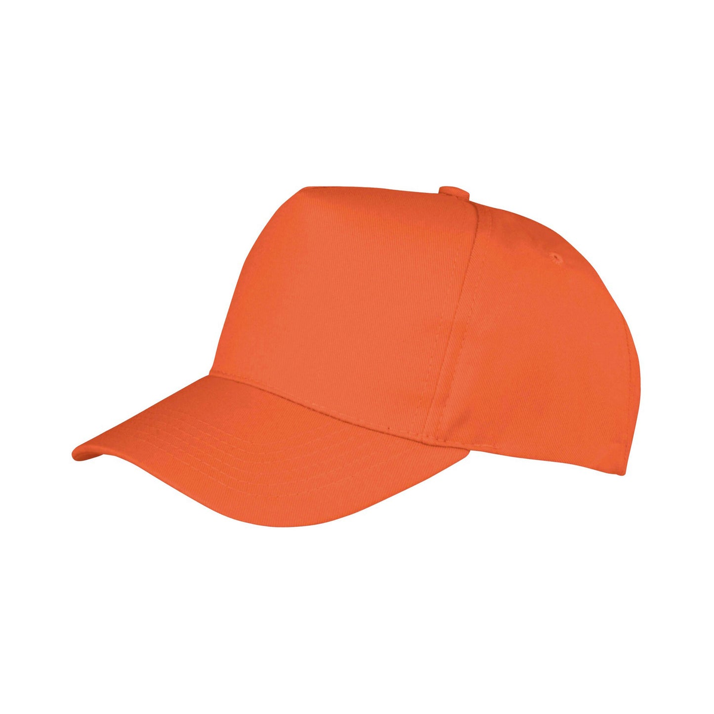Orange - Front - Result Unisex Adult Core Recycled Baseball Cap