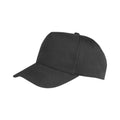 Black - Front - Result Unisex Adult Core Recycled Baseball Cap