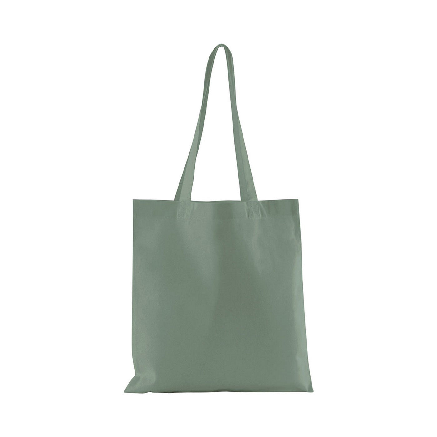 Dusty Green - Front - Westford Mill Plain Organic Cotton Tote Bag
