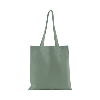 Dusty Green - Front - Westford Mill Plain Organic Cotton Tote Bag