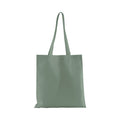 Dusty Green - Front - Westford Mill Plain Organic Cotton Tote Bag