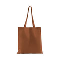 Terracotta - Front - Westford Mill Plain Organic Cotton Tote Bag