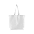 White - Front - Westford Mill Organic Cotton Maxi Tote Bag
