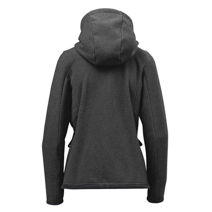 Charcoal - Back - Stormtech Womens-Ladies Medusa Fleece Full Zip Hoodie