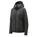 Charcoal - Close up - Stormtech Womens-Ladies Medusa Fleece Full Zip Hoodie