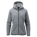 Zinc - Front - Stormtech Womens-Ladies Medusa Fleece Full Zip Hoodie