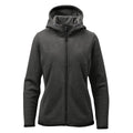 Charcoal - Front - Stormtech Womens-Ladies Medusa Fleece Full Zip Hoodie