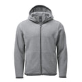 Zinc - Front - Stormtech Mens Medusa Fleece Full Zip Hoodie