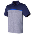 Midnight Navy-Royal Blue-Midnight Navy - Front - Under Armour Mens Playoff 3.0 Stripe Polo Shirt