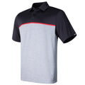 Black-Red-Black - Front - Under Armour Mens Playoff 3.0 Stripe Polo Shirt