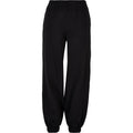 Black - Front - Build Your Brand Womens-Ladies Balloon High Waist Jogging Bottoms