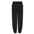 Black - Front - AWDis Cool Unisex Adult Active Jogging Bottoms