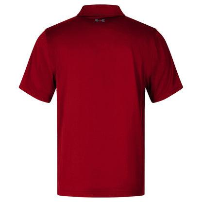 Red - Side - Under Armour Mens T2G Polo Shirt