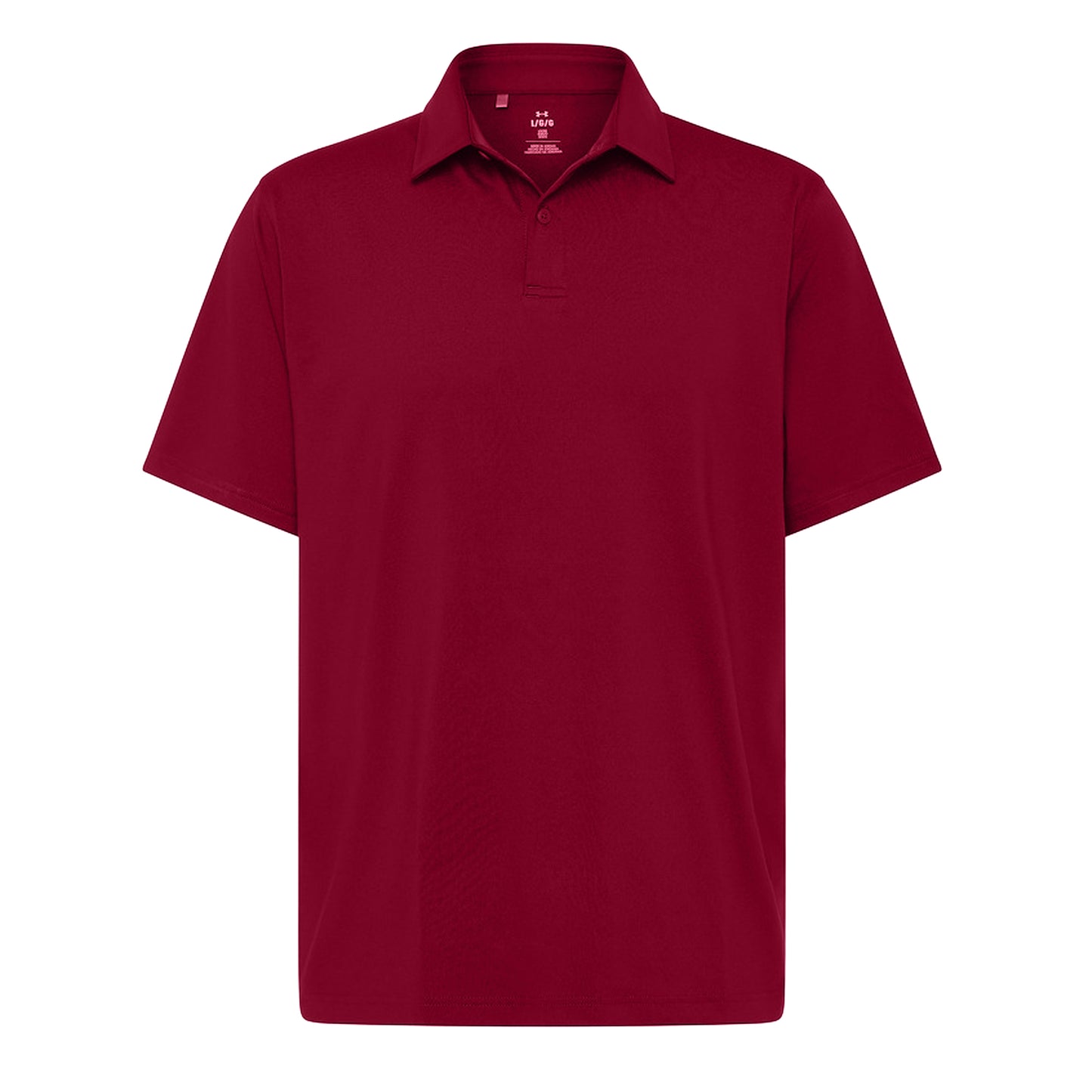 Cardinal - Front - Under Armour Mens T2G Polo Shirt