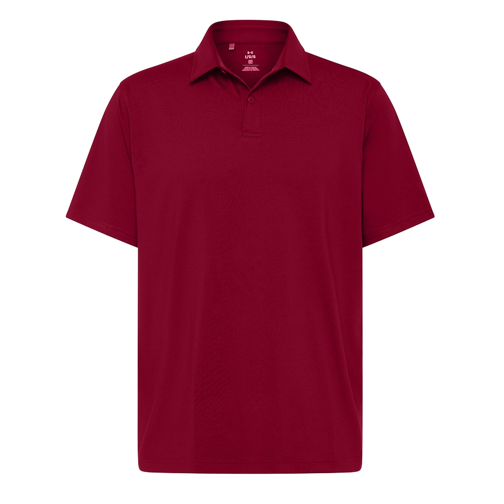 Cardinal - Front - Under Armour Mens T2G Polo Shirt