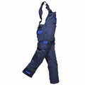 Navy-Royal - Back - Portwest Contrast Bib & Brace - Workwear