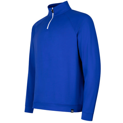 Royal Blue - Front - Under Armour Mens Quarter Zip Midlayer