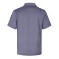 Midnight Navy-Downpour Grey-Black - Back - Under Armour Mens Playoff 3.0 Micro-Stripe Polo Shirt