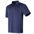 Midnight Navy-White-Midnight Navy - Side - Under Armour Mens Playoff 3.0 Micro-Stripe Polo Shirt