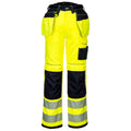 Yellow-Black - Front - Portwest Unisex Adult Hi-Vis Work Trousers