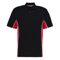 Black-Red-White - Front - GAMEGEAR Mens Track Classic Polo Shirt