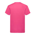 Fuchsia - Back - Fruit of the Loom Mens Original T-Shirt