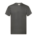 Light Graphite - Front - Fruit of the Loom Mens Original T-Shirt