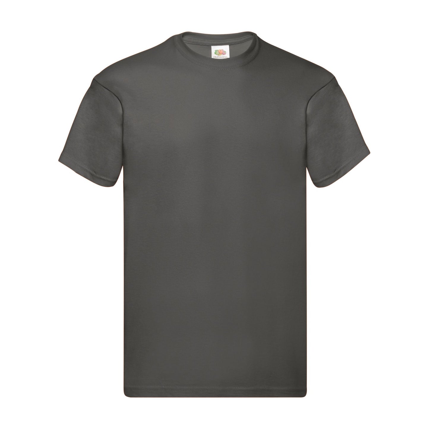 Light Graphite - Front - Fruit of the Loom Mens Original T-Shirt