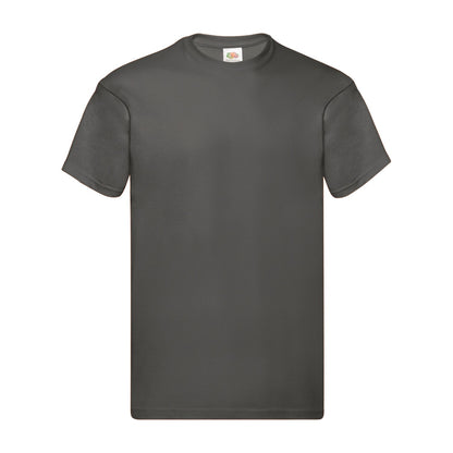 Light Graphite - Front - Fruit of the Loom Mens Original T-Shirt