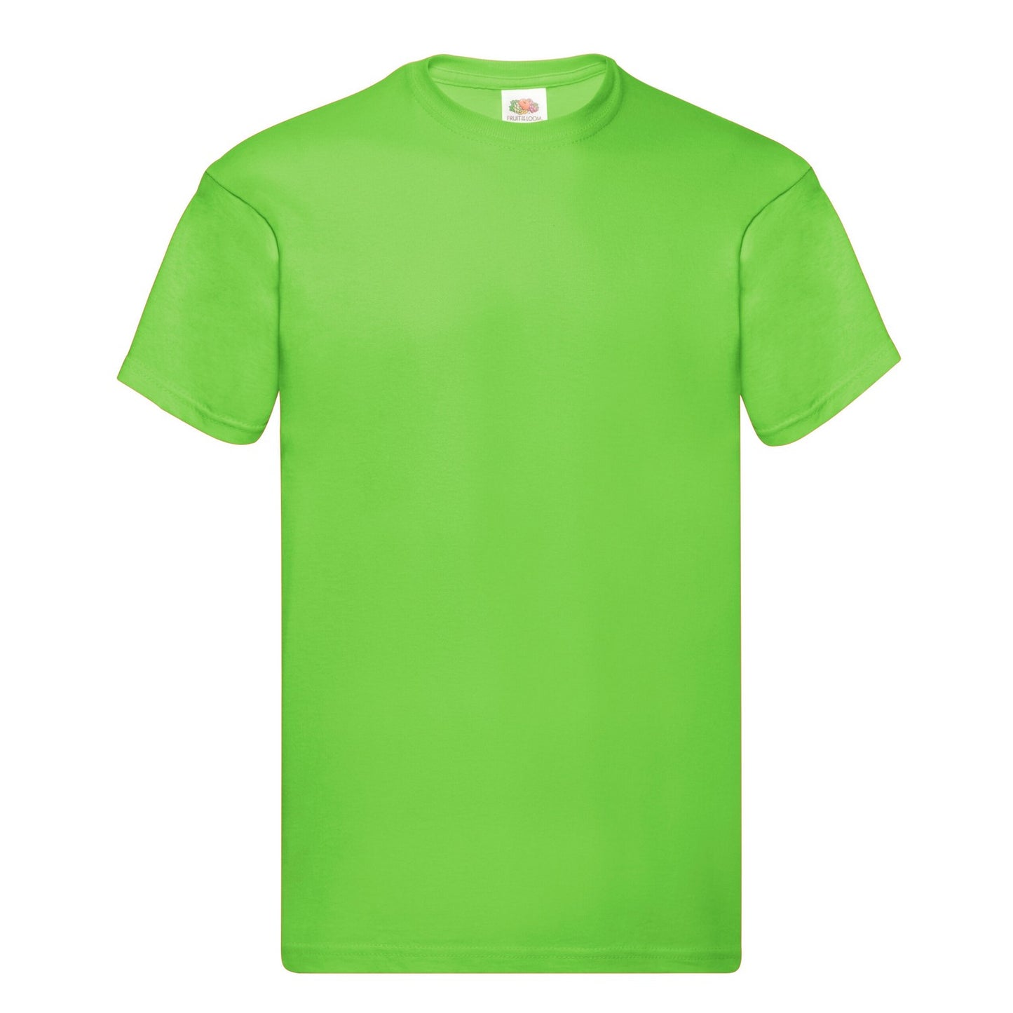 Lime - Front - Fruit of the Loom Mens Original T-Shirt
