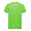 Lime - Back - Fruit of the Loom Mens Original T-Shirt