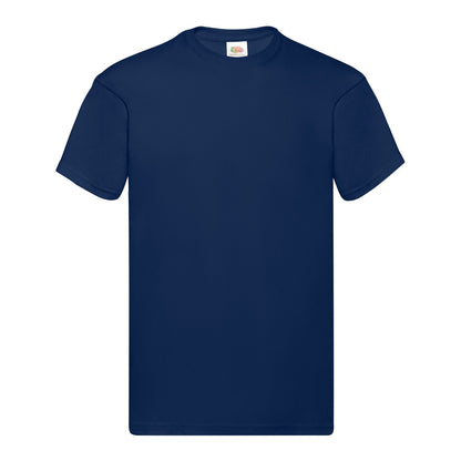 Navy - Front - Fruit of the Loom Mens Original T-Shirt