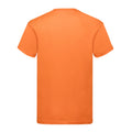 Orange - Back - Fruit of the Loom Mens Original T-Shirt