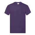 Purple - Front - Fruit of the Loom Mens Original T-Shirt