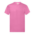 Rose Pink - Front - Fruit of the Loom Mens Original T-Shirt