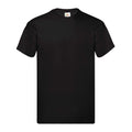 Black - Front - Fruit of the Loom Mens Original T-Shirt