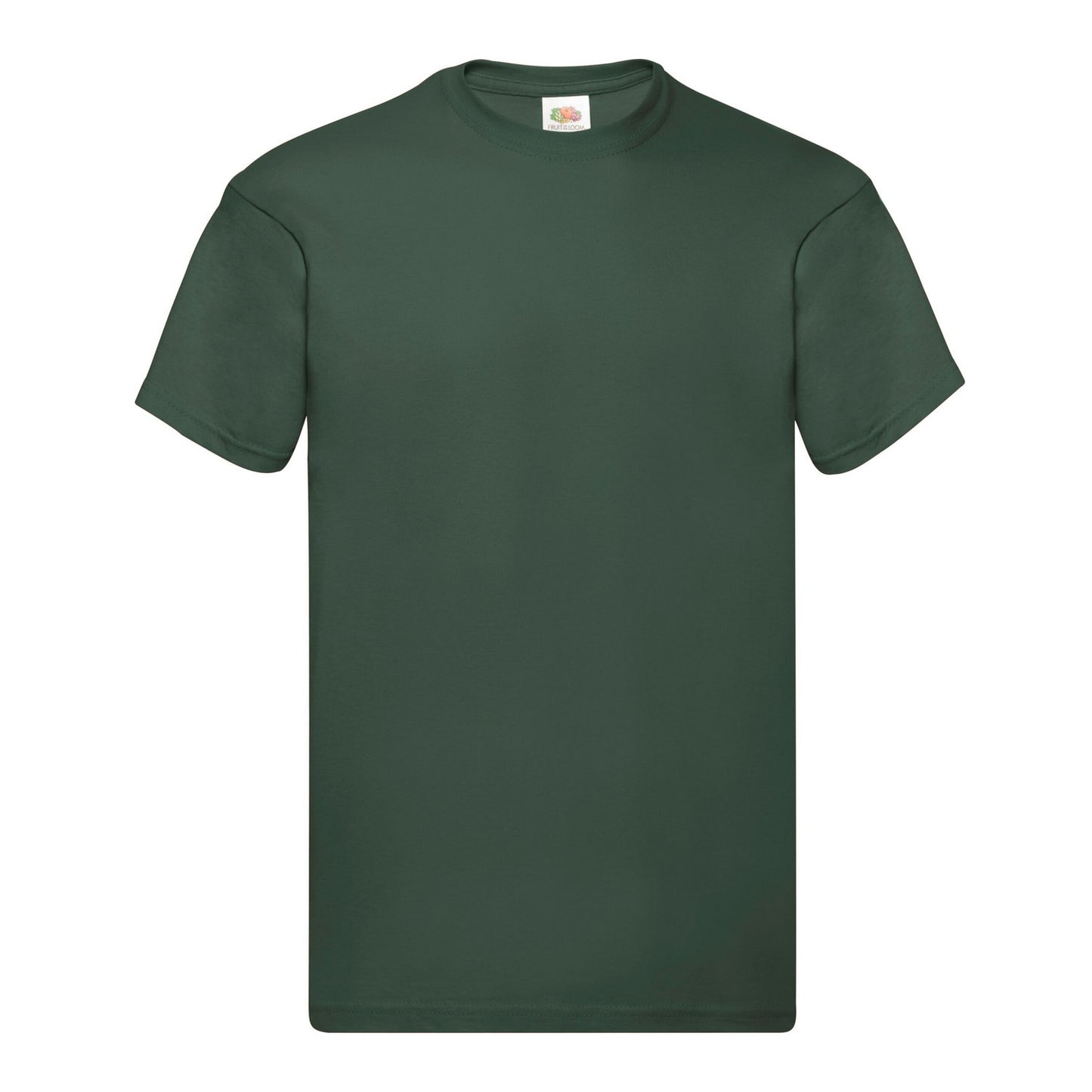 Bottle Green - Front - Fruit of the Loom Mens Original T-Shirt