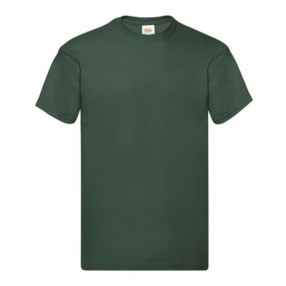 Bottle Green - Front - Fruit of the Loom Mens Original T-Shirt
