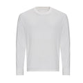 White - Front - Awdis Womens-Ladies 100 Oversized Long-Sleeved T-Shirt