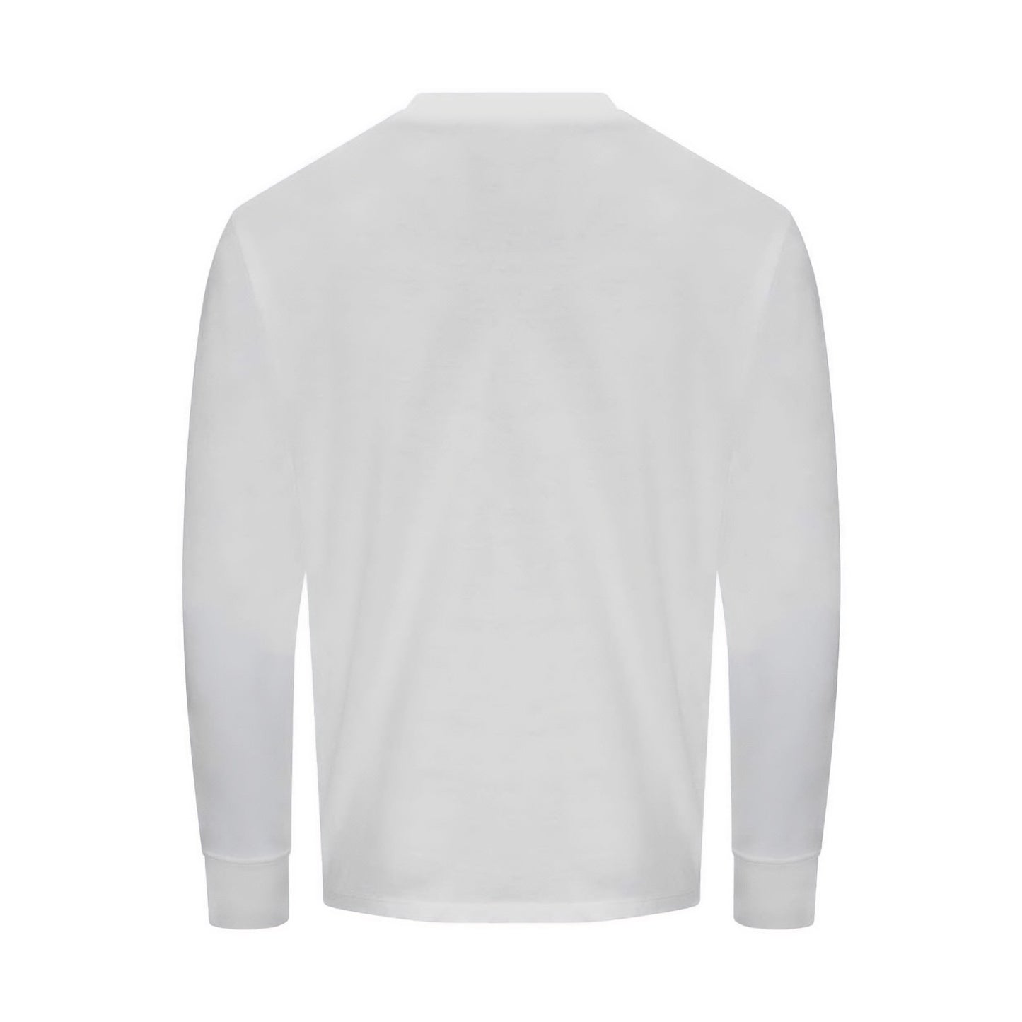 White - Back - Awdis Womens-Ladies 100 Oversized Long-Sleeved T-Shirt