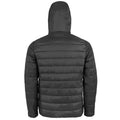 Black-Lime - Back - Result Urban Mens Snow Bird Hooded Jacket