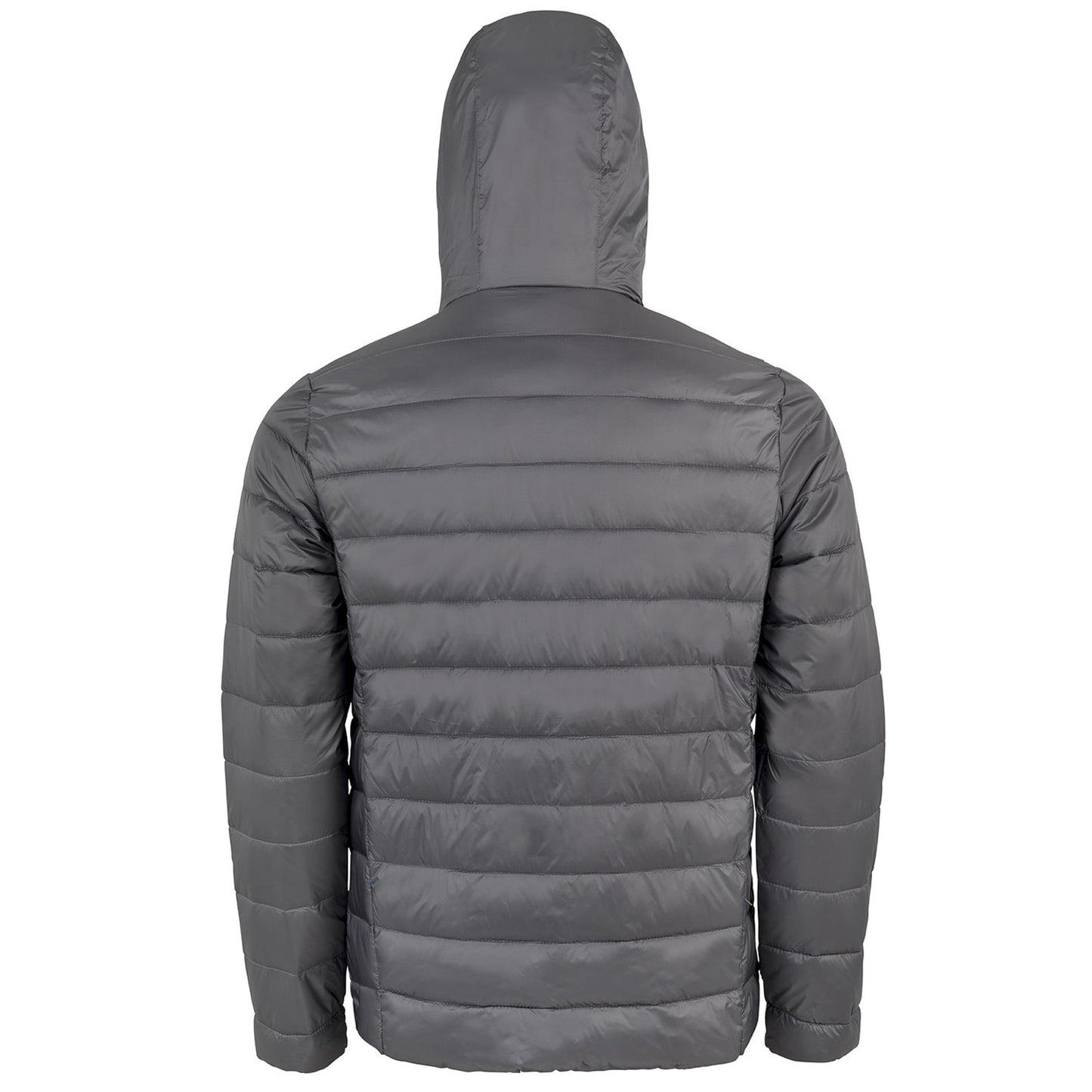 Grey-Orange - Back - Result Urban Mens Snow Bird Hooded Jacket